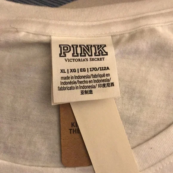 White Victoria Secret Graffic Tee - Picture 4 of 4